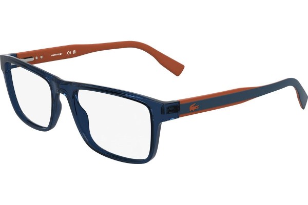 Okulary korekcyjne Lacoste L2973 410 Kwadratowe Niebieskie