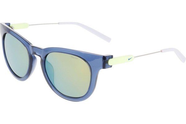 Okulary przeciwsłoneczne Nike IF1056X 491 Kocie oczy Niebieskie