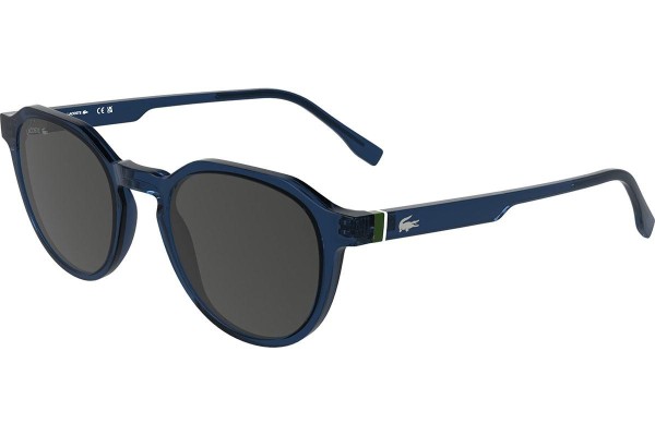 Okulary przeciwsłoneczne Lacoste L6052S 410 Okrągłe Niebieskie