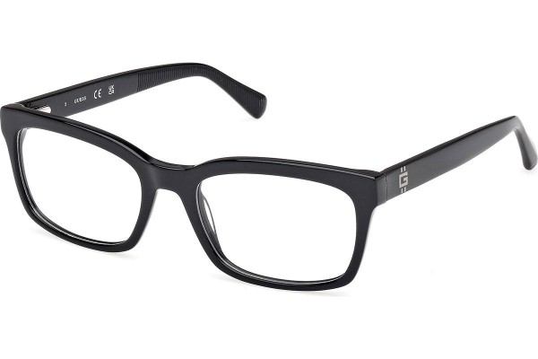 Okulary korekcyjne Guess GU50252 001 Prostokątne Czarne