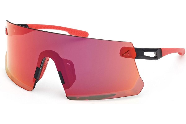 Okulary przeciwsłoneczne Adidas Sport Dunamis S SP0113 02L Pojedyncze | Shield Czarne