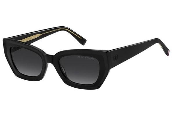 Okulary przeciwsłoneczne Tommy Hilfiger TH2254/S 807/9O Kocie oczy Czarne