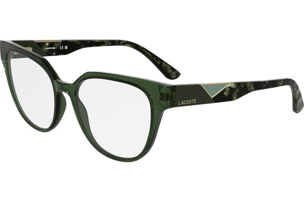 Okulary korekcyjne Lacoste L2982 301 Kocie oczy Zielone