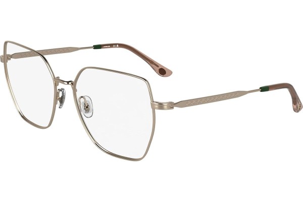 Okulary korekcyjne Lacoste L2309 662 Kocie oczy Złote