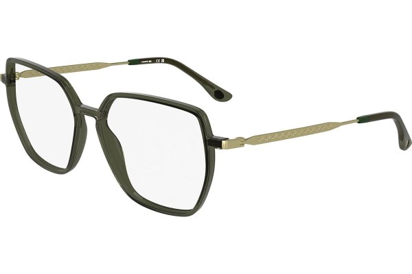 Okulary korekcyjne Lacoste L2981 275 Kocie oczy Brązowe