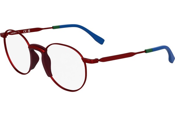 Okulary korekcyjne Lacoste L3114 601 Okrągłe Fioletowe
