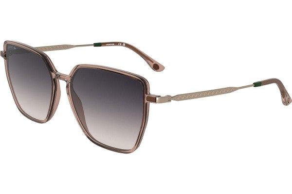 Okulary przeciwsłoneczne Lacoste L6062S 662 Kocie oczy Brązowe