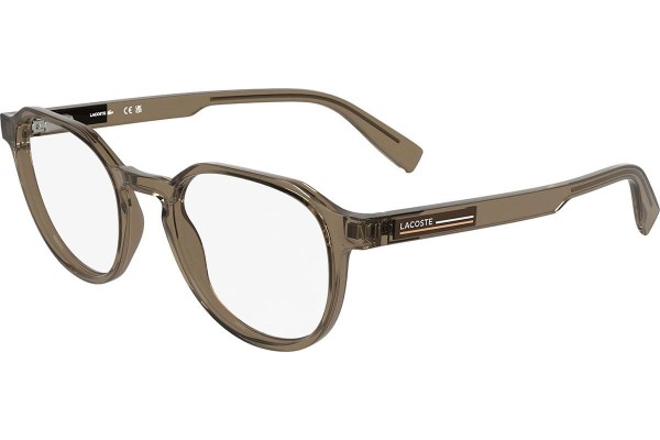 Okulary korekcyjne Lacoste L2980 210 Okrągłe Brązowe