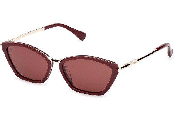 Okulary przeciwsłoneczne Max Mara Miller 7 MM0162 69S Kocie oczy Czerwone