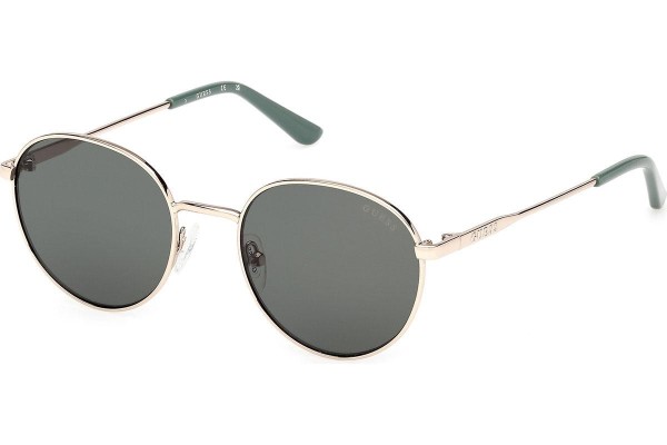 Okulary przeciwsłoneczne Guess GU00237 32N Okrągłe Złote
