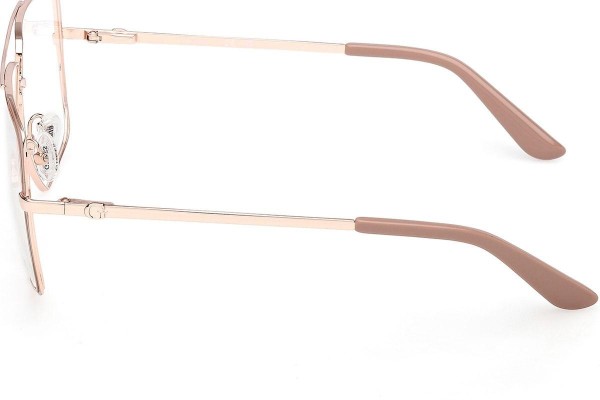 Okulary korekcyjne Guess GU50248 058 Kocie oczy Brązowe