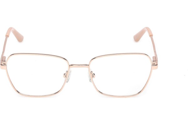 Okulary korekcyjne Guess GU50271 028 Prostokątne Złote