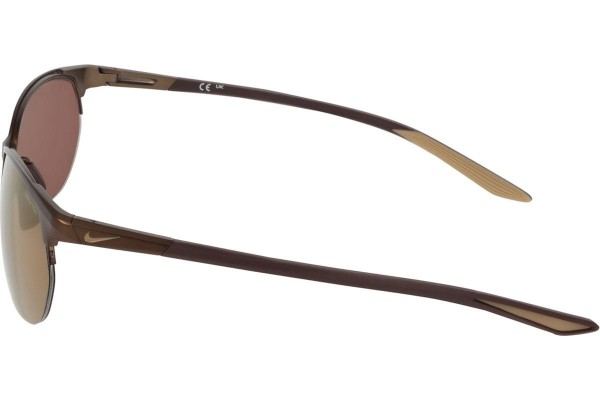 Okulary przeciwsłoneczne Nike IH0911X 201 Prostokątne Brązowe