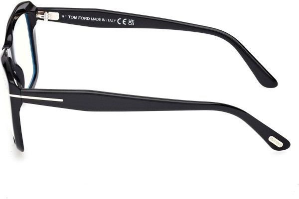 Okulary korekcyjne Tom Ford FT6065-B 001 Prostokątne Czarne