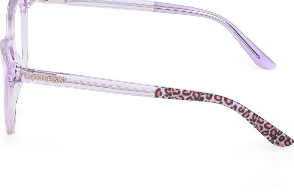 Okulary korekcyjne Guess GU50268 081 Kocie oczy Fioletowe