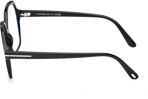 Okulary korekcyjne Tom Ford FT6062-B 001 Kwadratowe Czarne