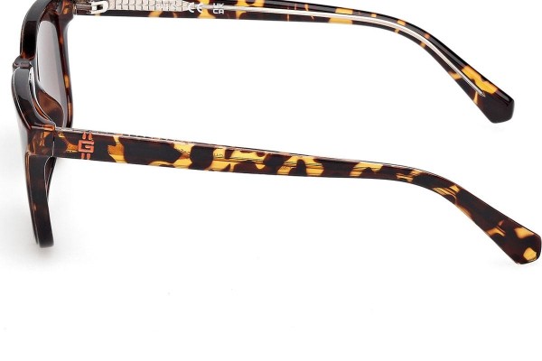 Okulary przeciwsłoneczne Guess GU00227 52F Kwadratowe Havana