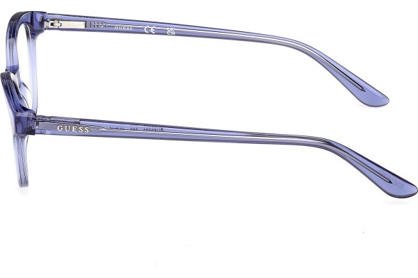 Okulary korekcyjne Guess GU50273 090 Kocie oczy Niebieskie