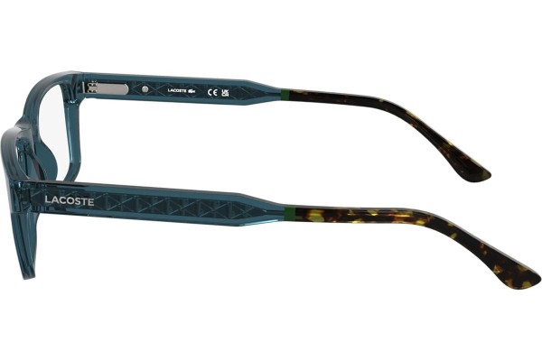 Okulary korekcyjne Lacoste L2977 410 Kwadratowe Niebieskie