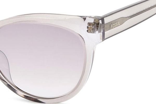 Okulary przeciwsłoneczne Fossil FOS3172/S 22C/NQ Kocie oczy Fioletowe