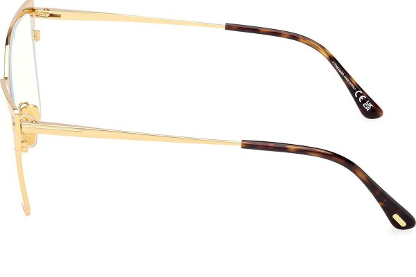 Okulary korekcyjne Tom Ford FT6051-B 030 Kocie oczy Złote