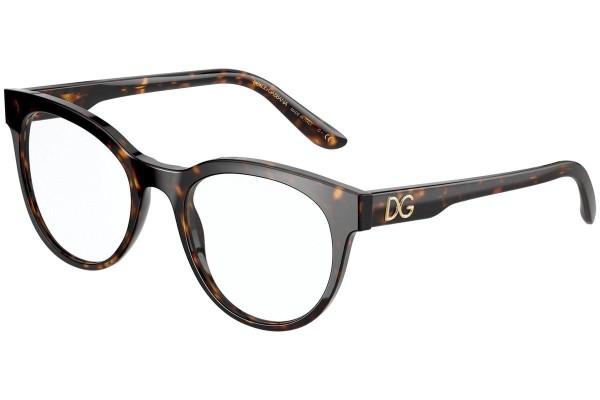Okulary korekcyjne Dolce & Gabbana DG3334 502 Okrągłe Havana