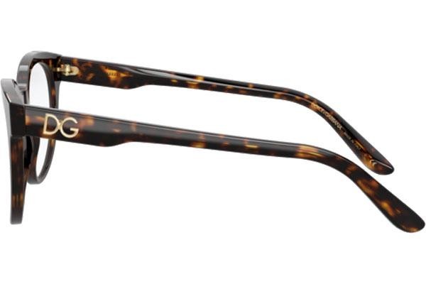 Okulary korekcyjne Dolce & Gabbana DG3334 502 Okrągłe Havana