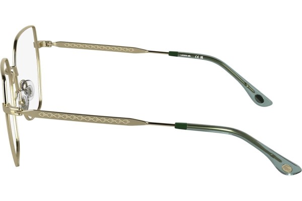 Okulary korekcyjne Lacoste L2309 713 Kocie oczy Złote