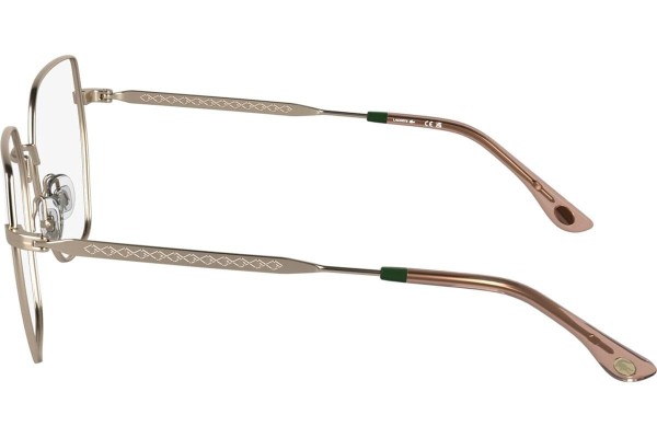 Okulary korekcyjne Lacoste L2309 662 Kocie oczy Złote