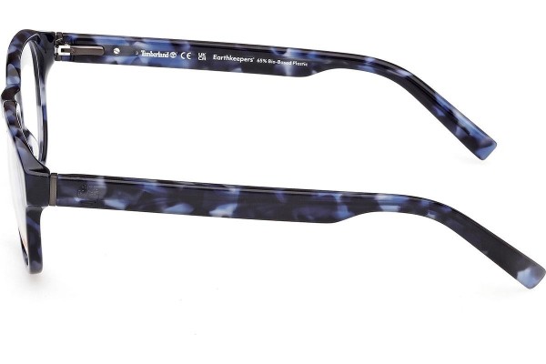 Okulary korekcyjne Timberland TB50052 056 Kwadratowe Niebieskie
