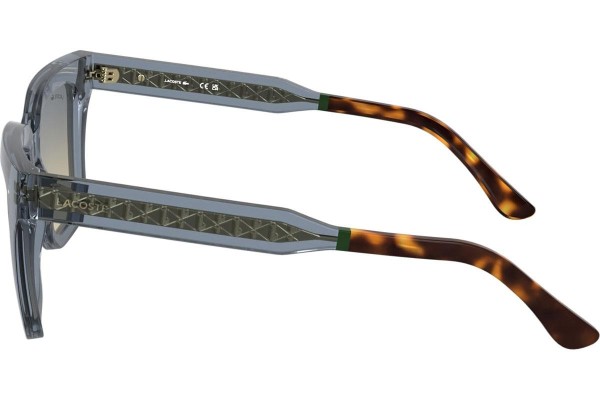 Okulary przeciwsłoneczne Lacoste L6063S 038 Kocie oczy Szare