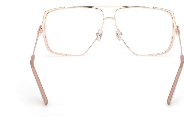Okulary korekcyjne Guess GU50248 058 Kocie oczy Brązowe