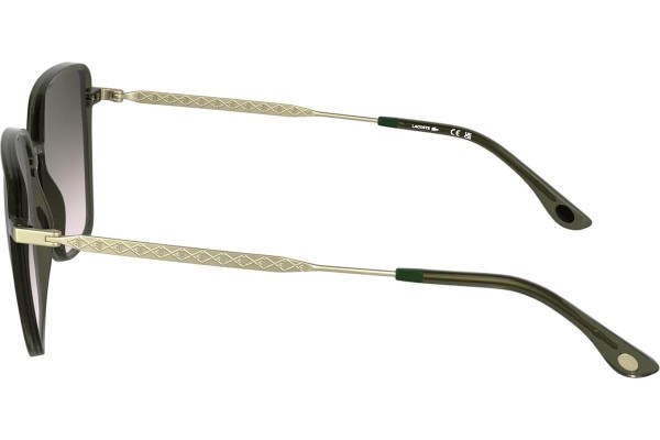 Okulary przeciwsłoneczne Lacoste L6062S 275 Kocie oczy Brązowe