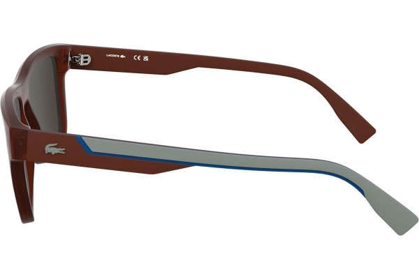Okulary przeciwsłoneczne Lacoste L6058S 615 Kwadratowe Czerwone