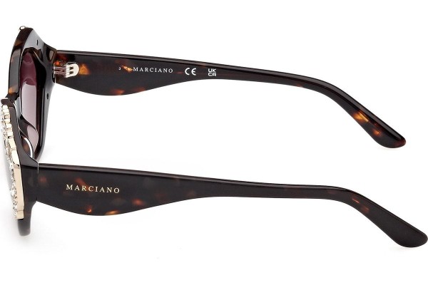 Okulary przeciwsłoneczne Marciano GM00026 52F Kocie oczy Havana