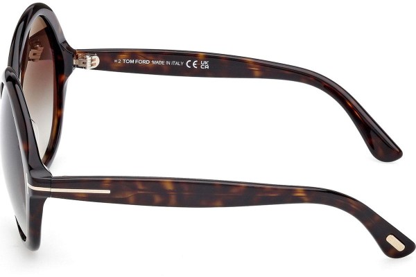 Okulary przeciwsłoneczne Tom Ford Annabelle 02 FT1282 52B Okrągłe Havana