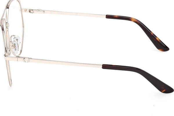 Okulary korekcyjne Guess GU50247 033 Pilotki (Aviator) Złote
