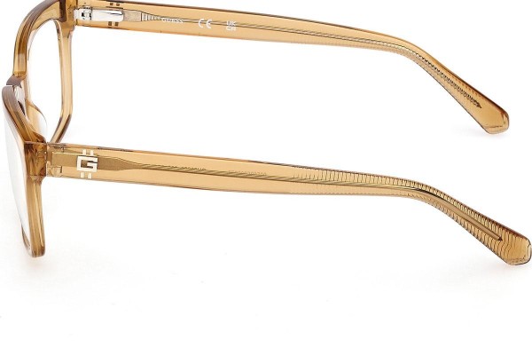 Okulary korekcyjne Guess GU50252 039 Prostokątne Żółte