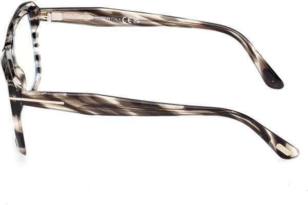 Okulary korekcyjne Tom Ford FT6065-B 056 Prostokątne Szare