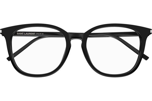Okulary korekcyjne Saint Laurent SL724/F 001 Kocie oczy Czarne
