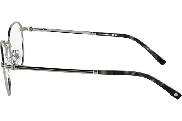 Okulary korekcyjne Lacoste L2312 045 Pilotki (Aviator) Srebrne