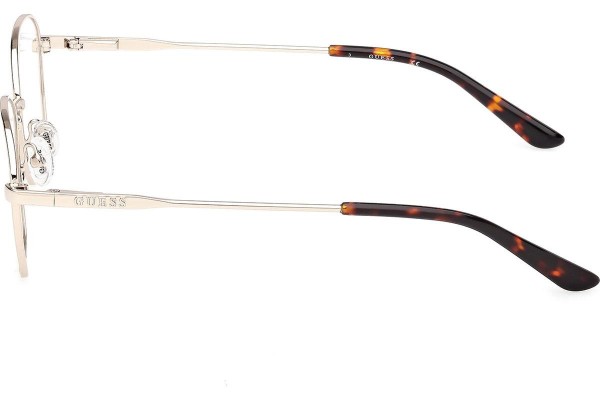 Okulary korekcyjne Guess GU50272 032 Kwadratowe Złote