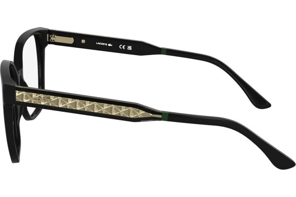Okulary korekcyjne Lacoste L2978 001 Kwadratowe Czarne