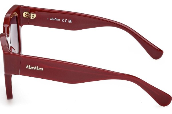 Okulary przeciwsłoneczne Max Mara Glimpse 7 MM0145 69Z Kwadratowe Czerwone