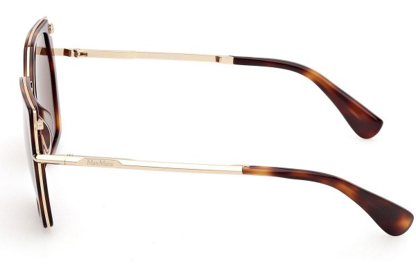 Okulary przeciwsłoneczne Max Mara Miller 5 MM0136 52E Kocie oczy Havana