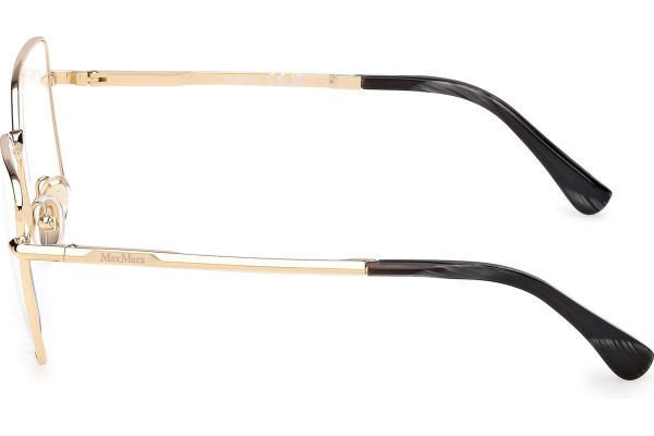 Okulary korekcyjne Max Mara MM5187 032 Kocie oczy Złote