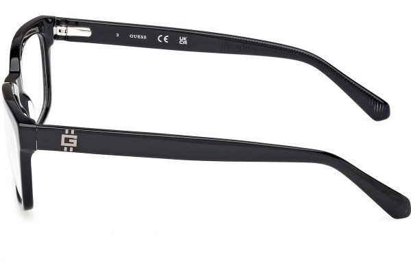 Okulary korekcyjne Guess GU50252 001 Prostokątne Czarne