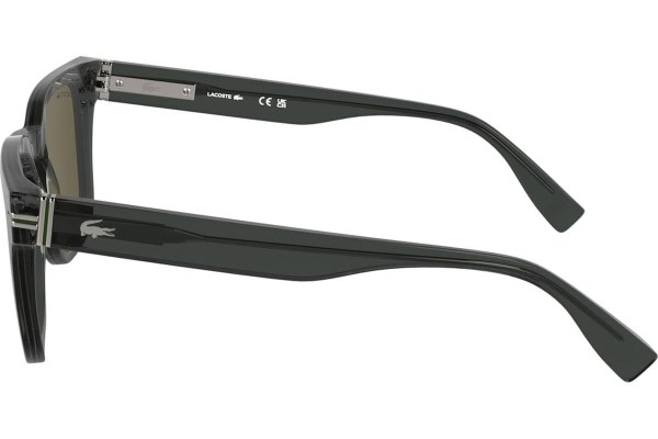 Okulary przeciwsłoneczne Lacoste L6065S 035 Kwadratowe Szare