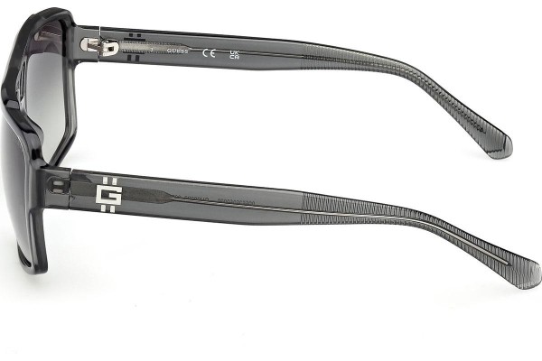 Okulary przeciwsłoneczne Guess GU00223 20B Prostokątne Szare