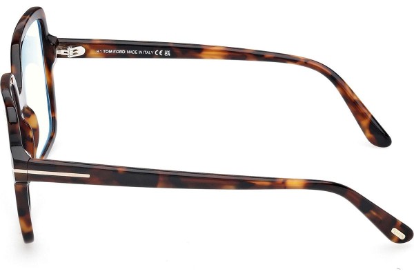 Okulary korekcyjne Tom Ford FT6063-B 052 Kwadratowe Havana